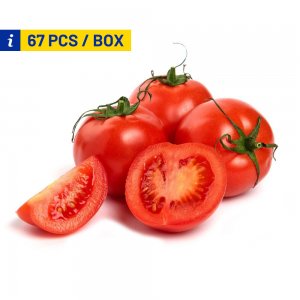 Tomates Rondes (Salade) – Vente en Gros, 6 kg, 67 pièces
