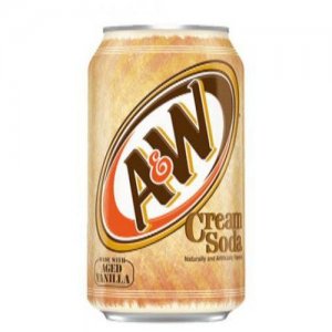 Soda A&W Cream Soda - 24 x 355ml