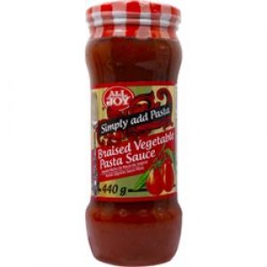 Sauce Pâtes All Joy Légumes Braisés - 440g