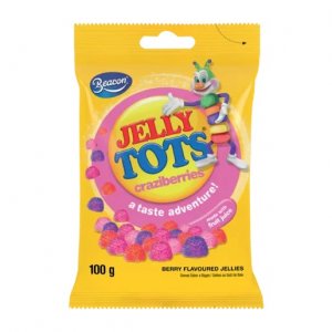 Beacon Jelly Tots Craziberries - 100g