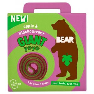 Bear Giant Yoyo Multipack Pomme & Cassis - 5 x 20g