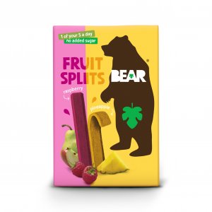 Bear Splits Framboise & Ananas - 5 x 20g