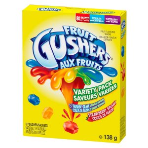 Betty Crocker Fruit Gushers Variety Pack - 138g