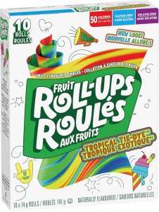 Betty Crocker Fruit Roll-Ups Tropical Tie Dye - 141g