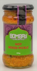 Pickles Mixtes Forts (Hot Mixed) Bombay Delights - 300g