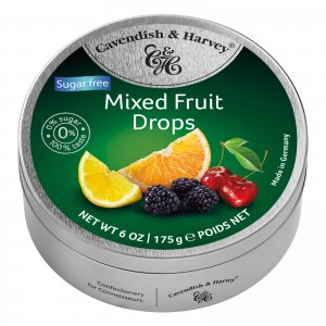 Bonbons Fruits Sans Sucre Cavendish & Harvey - 175g