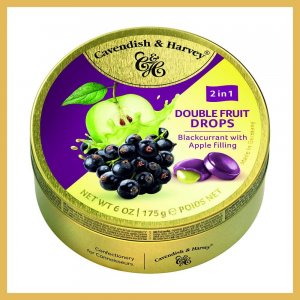 Bonbons Duo Fruit Groseille & Pomme Cavendish & Harvey - 175g