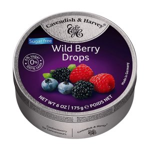 Bonbons Baies Sauvages Sans Sucre Cavendish & Harvey - 175g