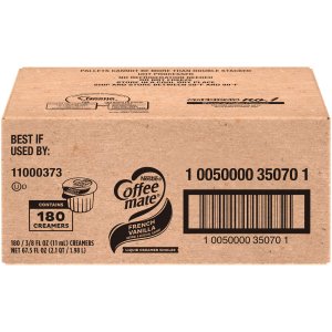 Coffee Mate French Vanilla (Singles) - 180 x 11 ml