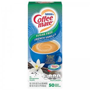 Coffee Mate Liquide Vanille Française SANS SUCRE - 4 x 50 portions