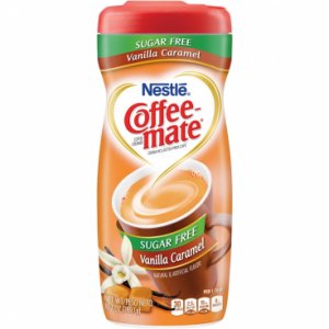 Coffee Mate en Poudre Vanille Caramel SANS SUCRE - 289,1 g