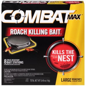 Pièges à Blattes Grandes Tailles Combat Max - Pack de 8
