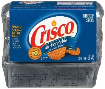 Bâtons de Graisse Végétale Crisco (Shortening Sticks) - 567g
