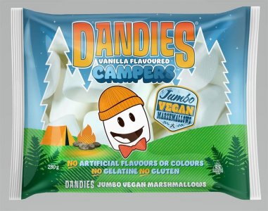 Guimauves Végétaliennes Géantes Dandies Vanille - 280g
