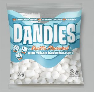 Mini Guimauves Végétaliennes à la Vanille Dandies - 105g