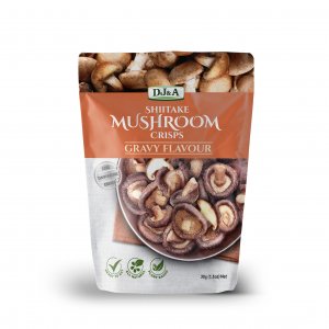 Chips de Champignons Shiitake Saveur Jus de Viande DJ & A - 30g