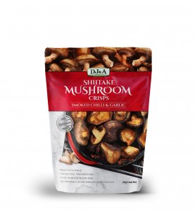 Chips de Shiitake Ail & Piment Fumé DJ & A - 30g