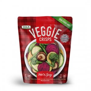 Veggie Crisps Hot & Spicy DJ & A - 90g