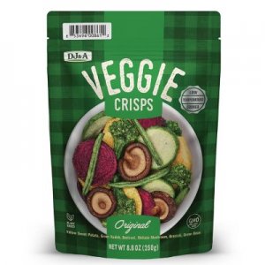 Chips de Légumes Veggie Crisps Original DJ&A - 12 x 250 g