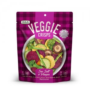 Veggie Crisps Sel & Vinaigre DJ & A - 90g