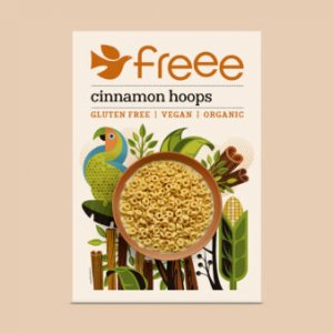 Cereales Cinnamon Hoops Doves Farm - 300g