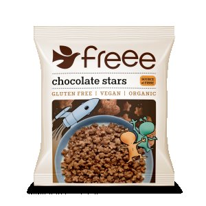 Portions Individuelles Étoiles au Chocolat Sans Gluten Doves Farm - 25g