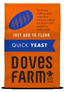 Levure Rapide (Quick Yeast) Doves Farm - 16 x 125 g