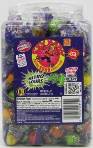 Gomme Dubble Bubble Cry Baby Nitro Sour - Pot de 200 unités