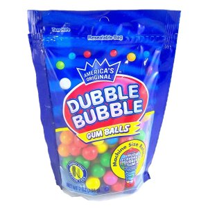 Billes de Gomme Assorties Dubble Bubble - 198g