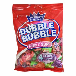 Bubble Gum Dubble Bubble 4 Saveurs - 180g