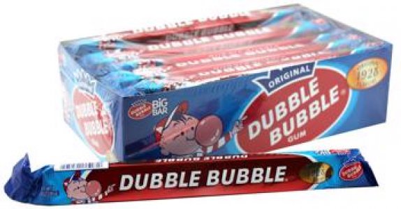 Barre de Gomme Dubble Bubble King Size - 24 x 85g