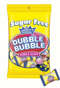 Gomme Sugar Free (Sans Sucre) Dubble Bubble - Sachet 92g