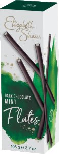 Flûtes de Chocolat Noir Menthe Elizabeth Shaw - 105g