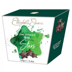 Étoiles Chocolat Noir et Menthe Elizabeth Shaw - 125g