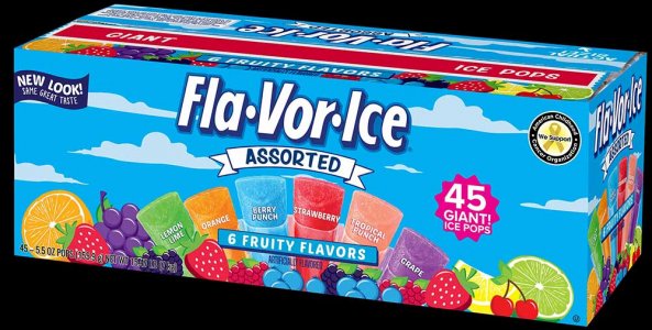 Fla-Vor-Ice Giant Freeze Pops - 155,9g