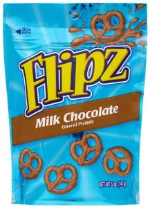 Flipz Milk Chocolate - Bretzels au Chocolat au Lait - 141 g