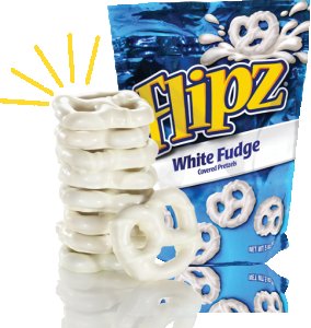 Bretzels au Chocolat Blanc Flipz - 141g