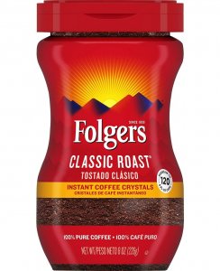 Café Instantané Folgers Classic Roast - 226g