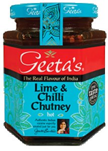 Chutney Citron Vert & Piment Fort Geeta's - 230g