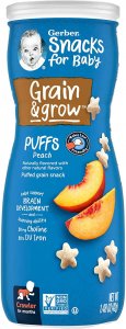 Gerber Graduates Puffs Pêche - 42 g