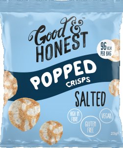 Chips Soufflées au Sel de Mer Good & Honest - 23 g