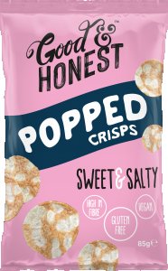 Chips Soufflées Sucré & Salé Good & Honest - Format Partage 85 g