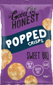 Chips Soufflées Sweet BBQ Good & Honest - 85 g