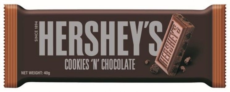 Barre Hershey's Cookies N' Chocolate - 40 g