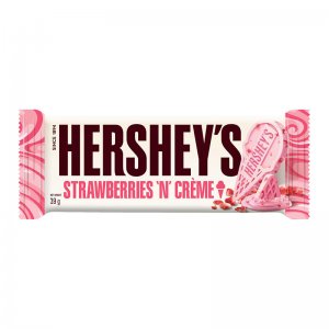 Barre Hershey's Strawberries 'N' Cream - Boîte de 24 x 39 g