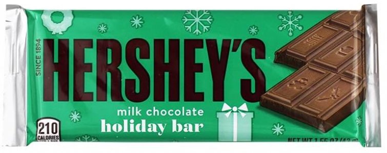 Barre Hershey's Milk Chocolate Holiday - 36 x 44 g