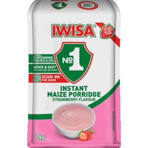 Porridge Instantané à la Fraise Iwisa - 1 kg