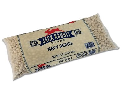 Haricots Blancs (Navy Beans) Jack Rabbit - 453 g