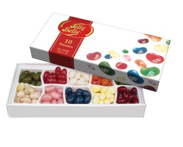 Coffret Cadeau Jelly Belly 10 Saveurs Assorties - 125 g