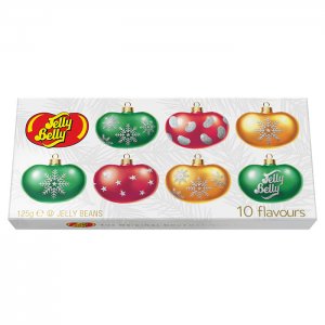 Coffret Cadeau de Noël Jelly Belly 10 Saveurs - 125 g